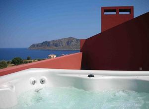 Roof top spa view