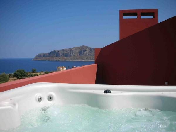 Roof top spa view
