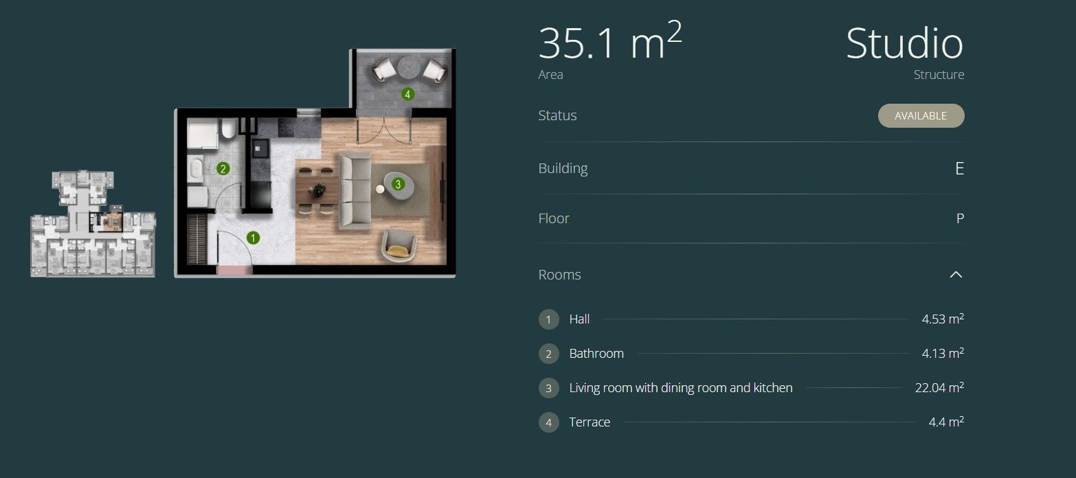 Exquisite 1-Bedroom Apartment for Sale in Polje, Bar, Montenegro 8