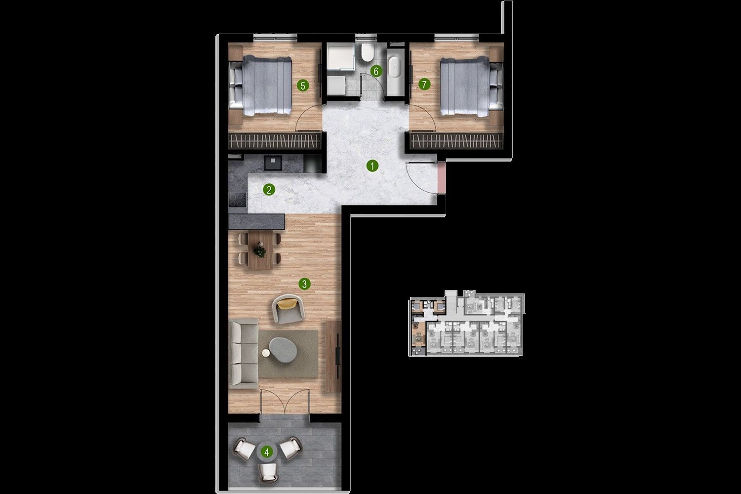Luxurious Apartment for Sale in Polje (Bar), Montenegro  2